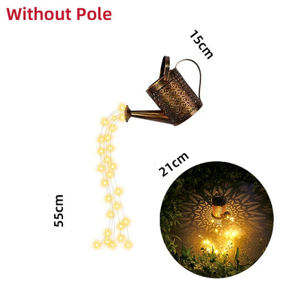 Lanterne Solaire Métal Rétro Étanche