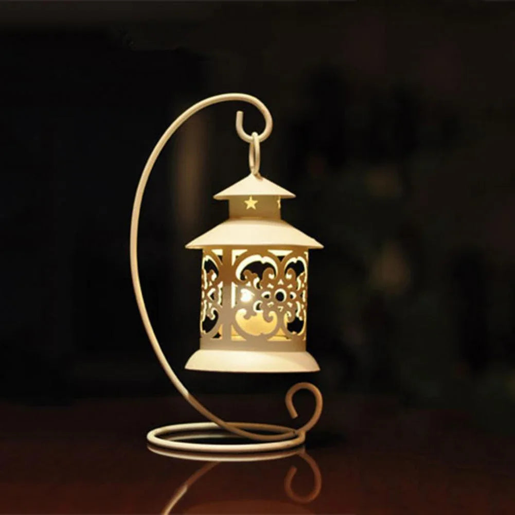 Bougie Fer Forgé Vintage Ajourée