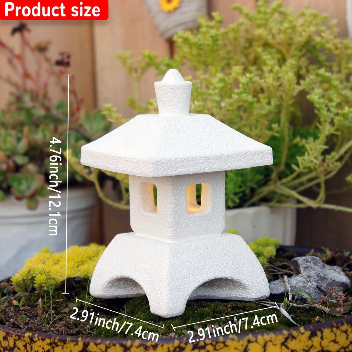 Lanterne Pagode Zen LED
