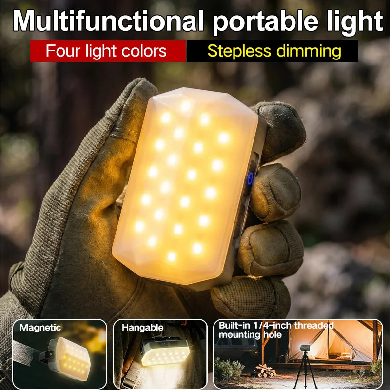 Lampe Camping LED Portable Rechargeable Type-C