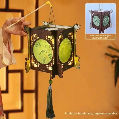 Lanterne Chinoise DIY Rétro en Brocart