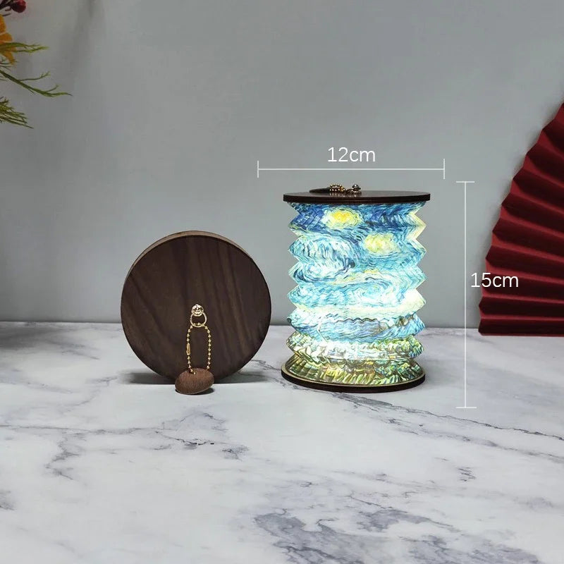 Lampe Livre Pliable Style Japonais USB