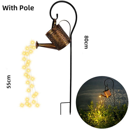 Lanterne Solaire Métal Rétro Étanche