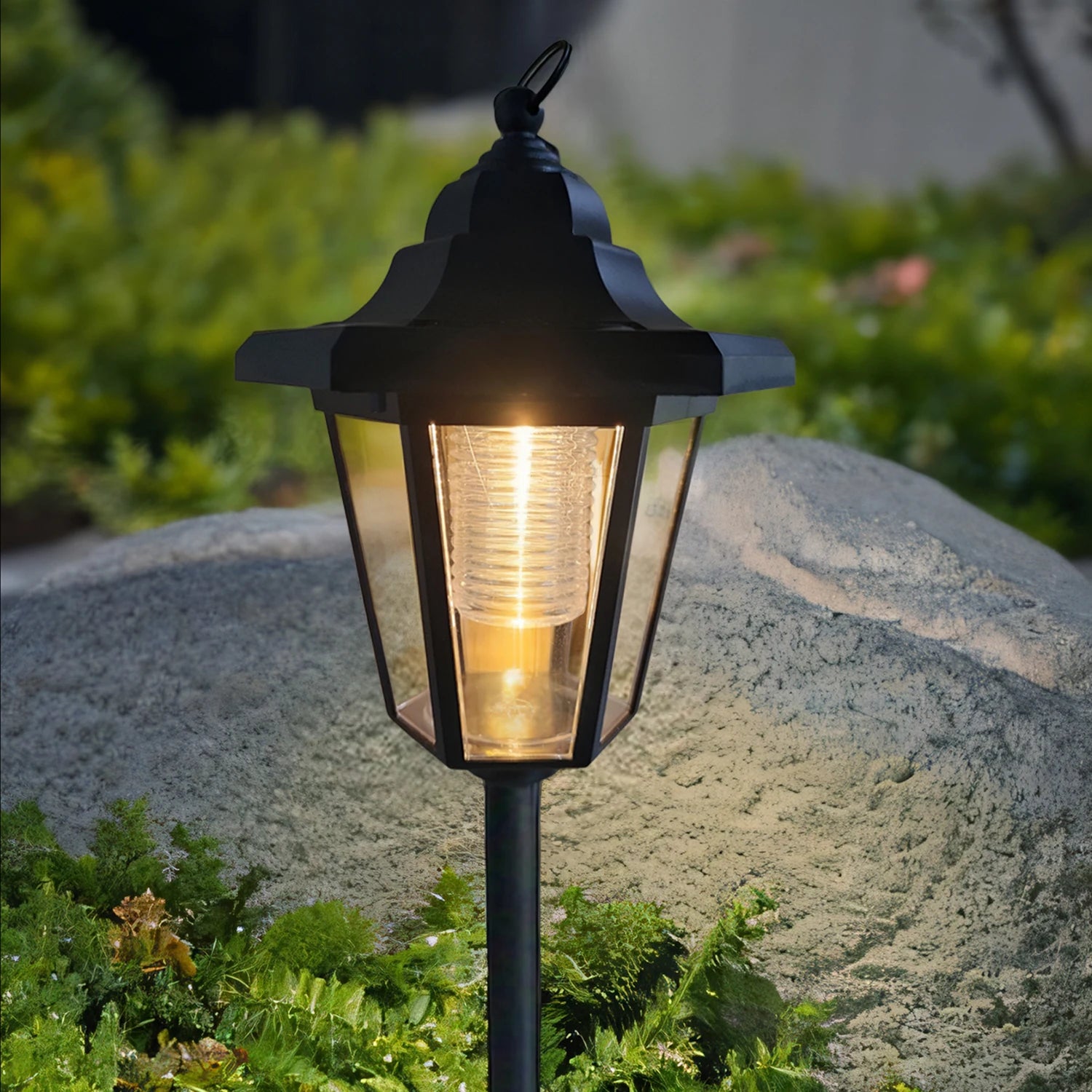 Lanterne Solaire Effet Bougie Étanche