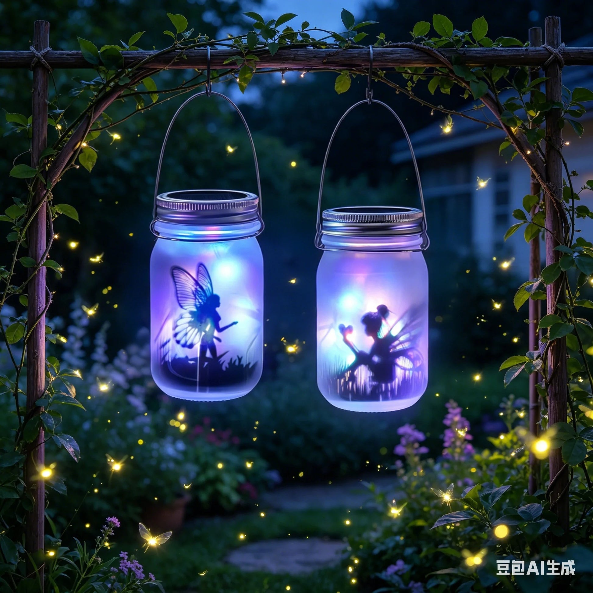 Guirlande Solaire pour Bocaux Mason - 20 LED Féeriques