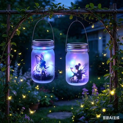 Guirlande Solaire pour Bocaux Mason - 20 LED Féeriques