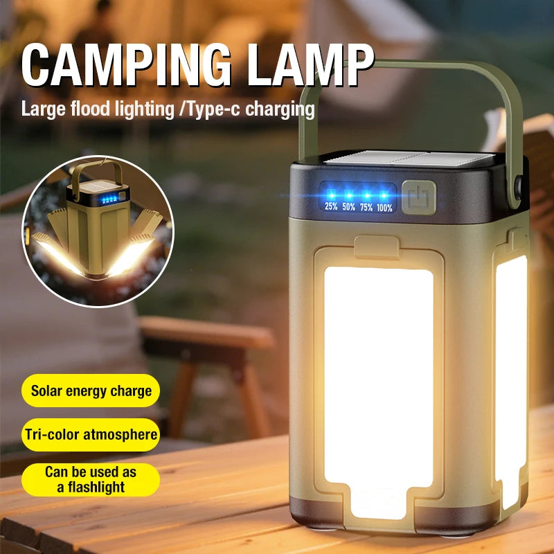 Lampe Camping LED Portable Rechargeable Type-C