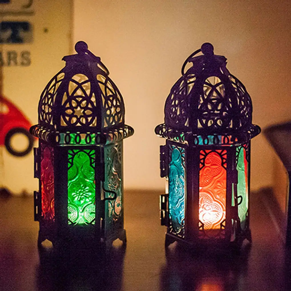 Chandelier Marocain Oriental Verre Cristal