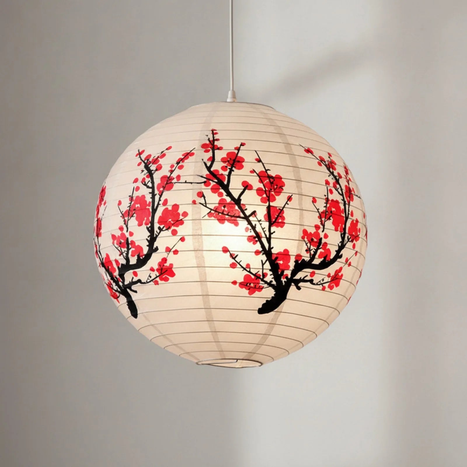 Lanterne Chinoise Fleur de Prunier 35cm