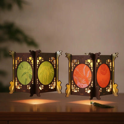 Lanterne Chinoise DIY Rétro en Brocart