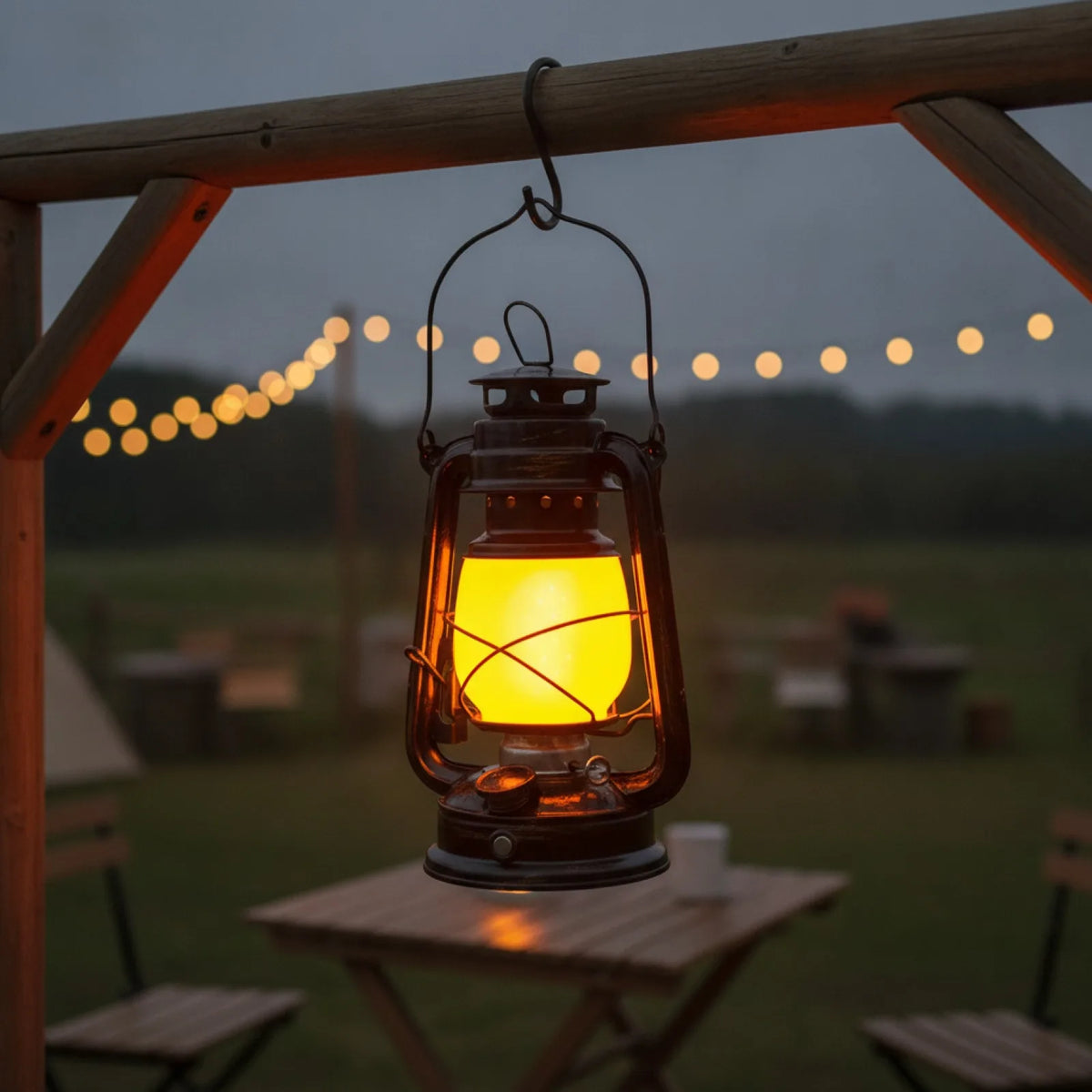 Lanterne Cheval LED Vintage Rechargeable