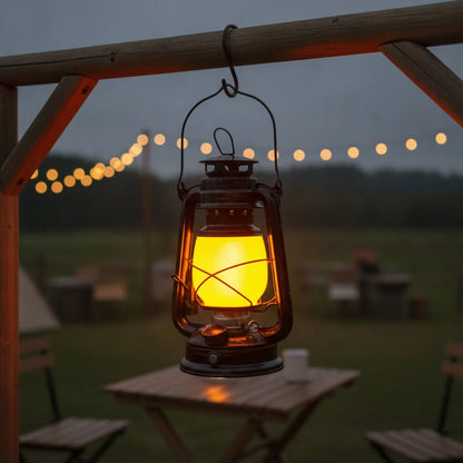 Lanterne Cheval LED Vintage Rechargeable