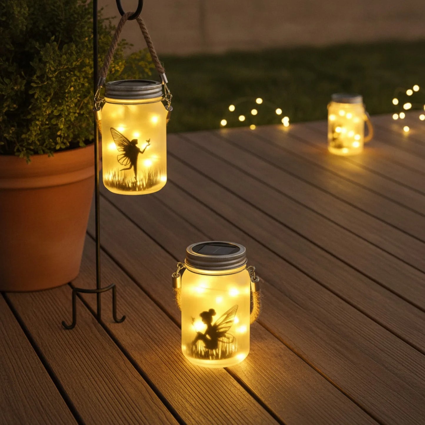 Lanterne Solaire Féerique Suspendue Jardin