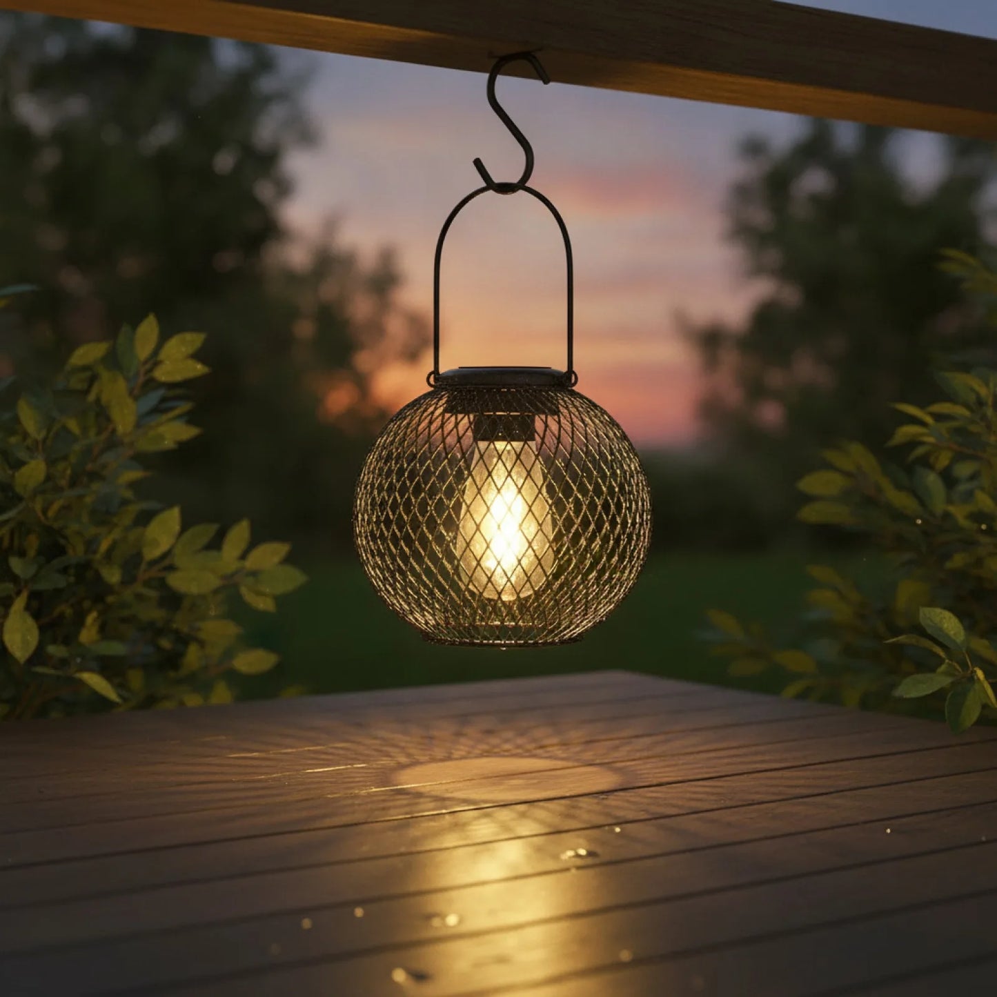 Lanterne Solaire Suspendue Jardin