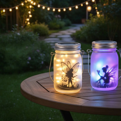 Guirlande Solaire pour Bocaux Mason - 20 LED Féeriques