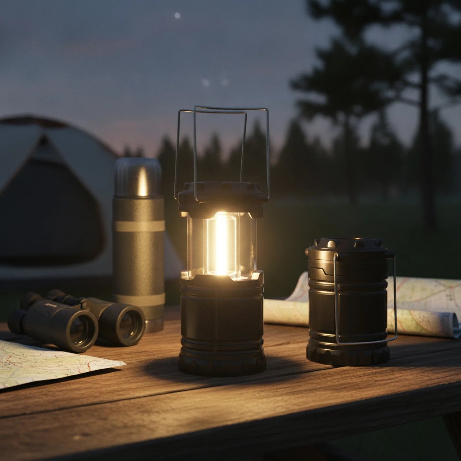 Lampe Camping HOMEFISH : Lumière Portable & Polyvalente