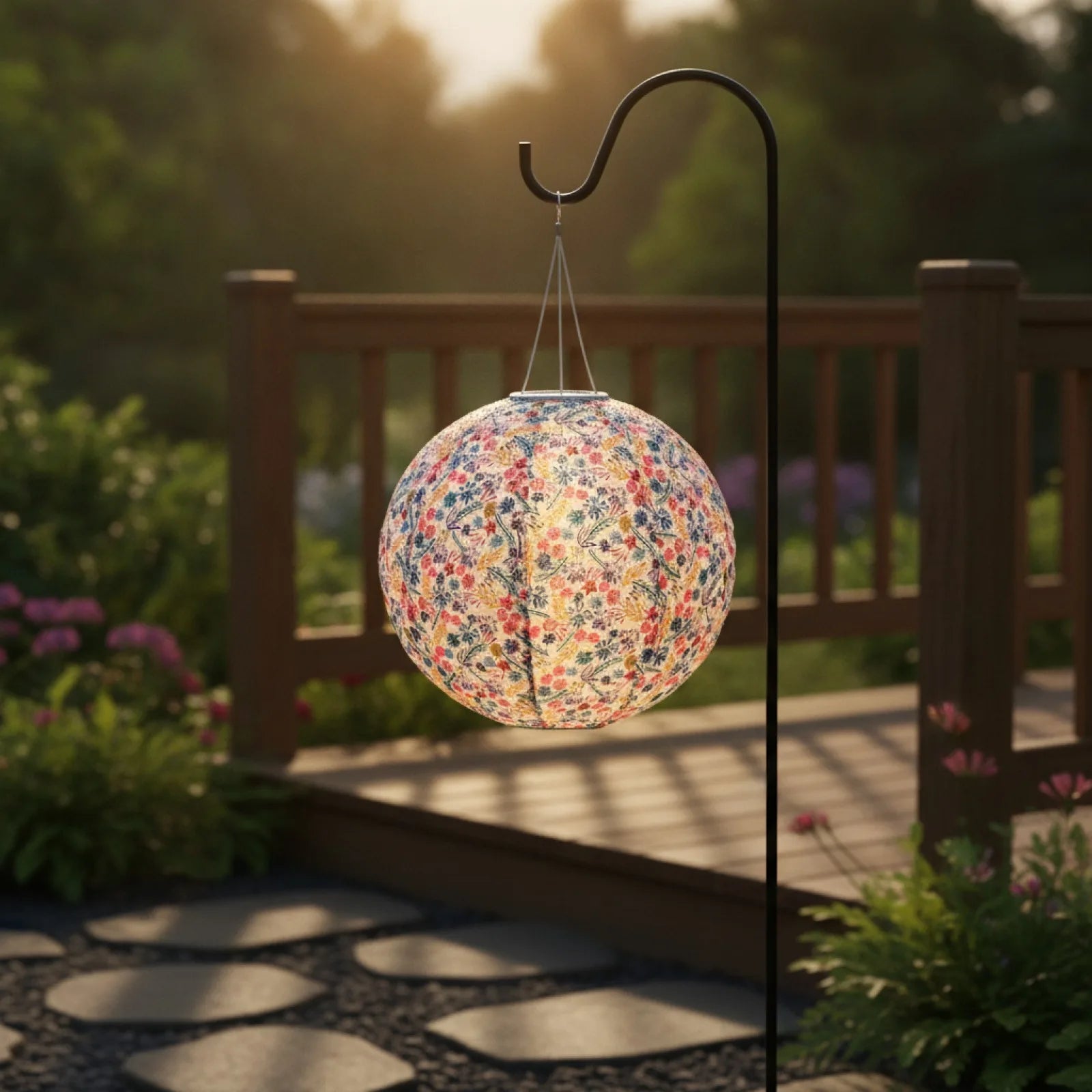 Lanterne Solaire Chinoise Étanche