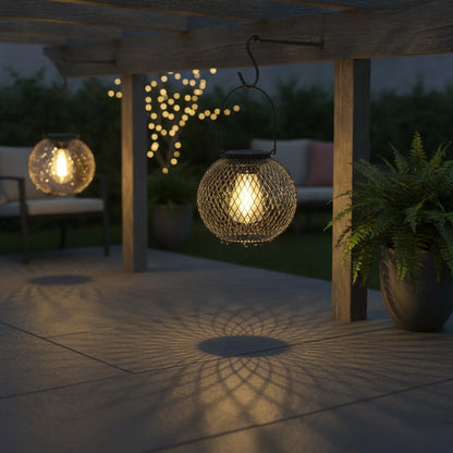 Lanterne Solaire Suspendue Jardin