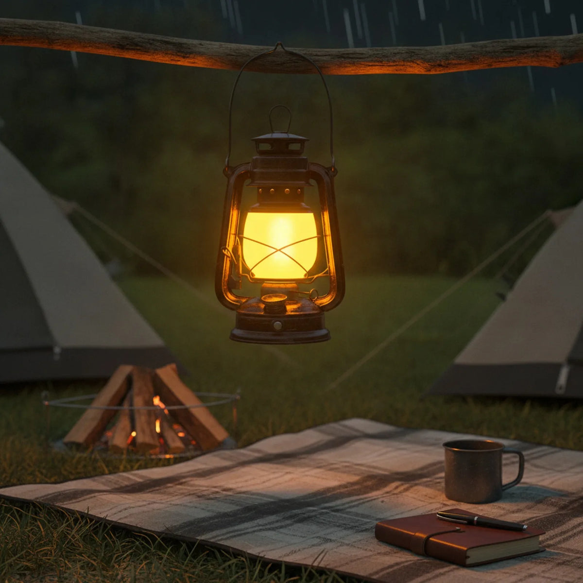 Lanterne Cheval LED Vintage Rechargeable