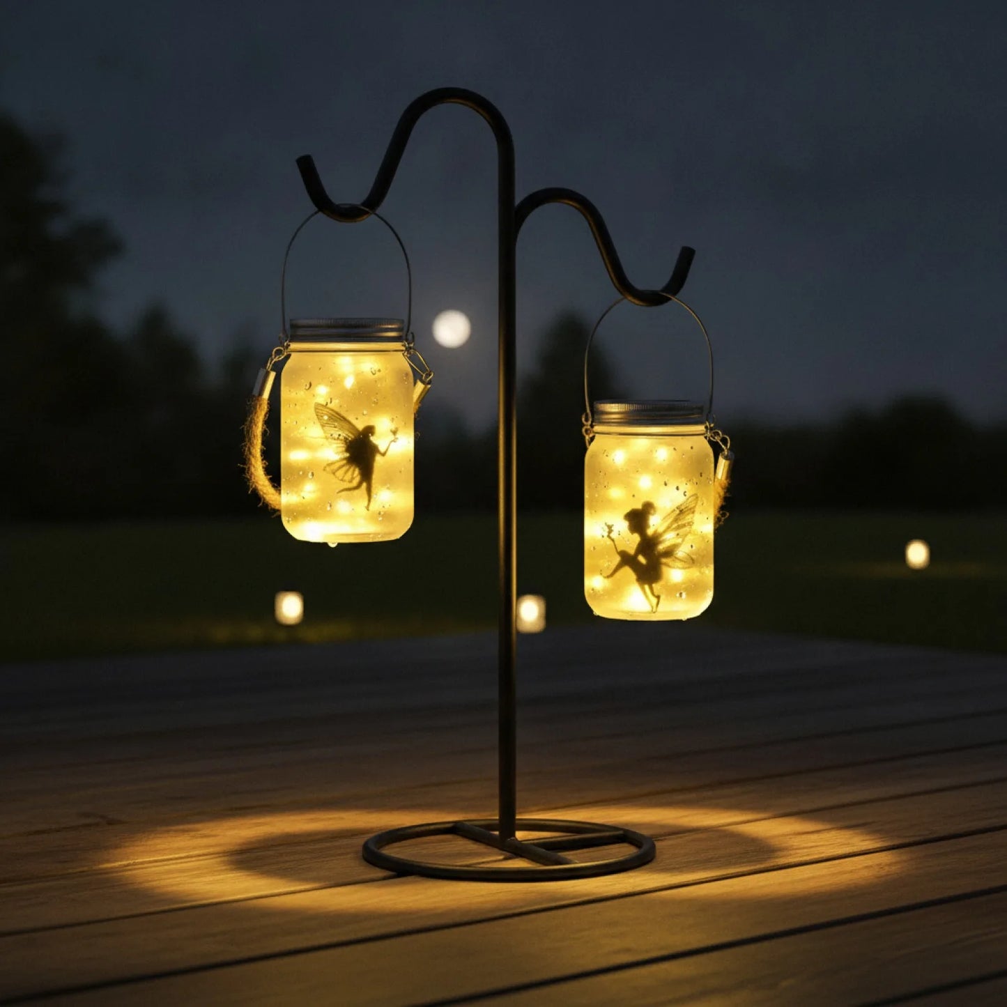 Lanterne Solaire Féerique Suspendue Jardin