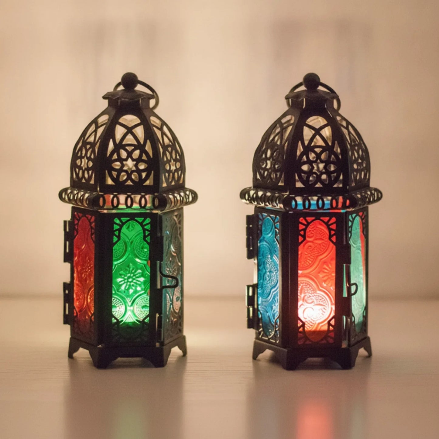 Chandelier Marocain Oriental Verre Cristal