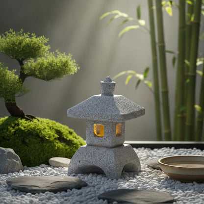 Lanterne Pagode Zen LED