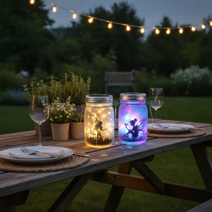 Guirlande Solaire pour Bocaux Mason - 20 LED Féeriques
