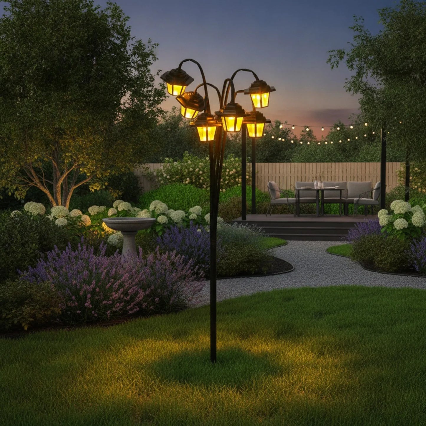 Lanterne Solaire Rétro Jardin - Ambiance Cosy