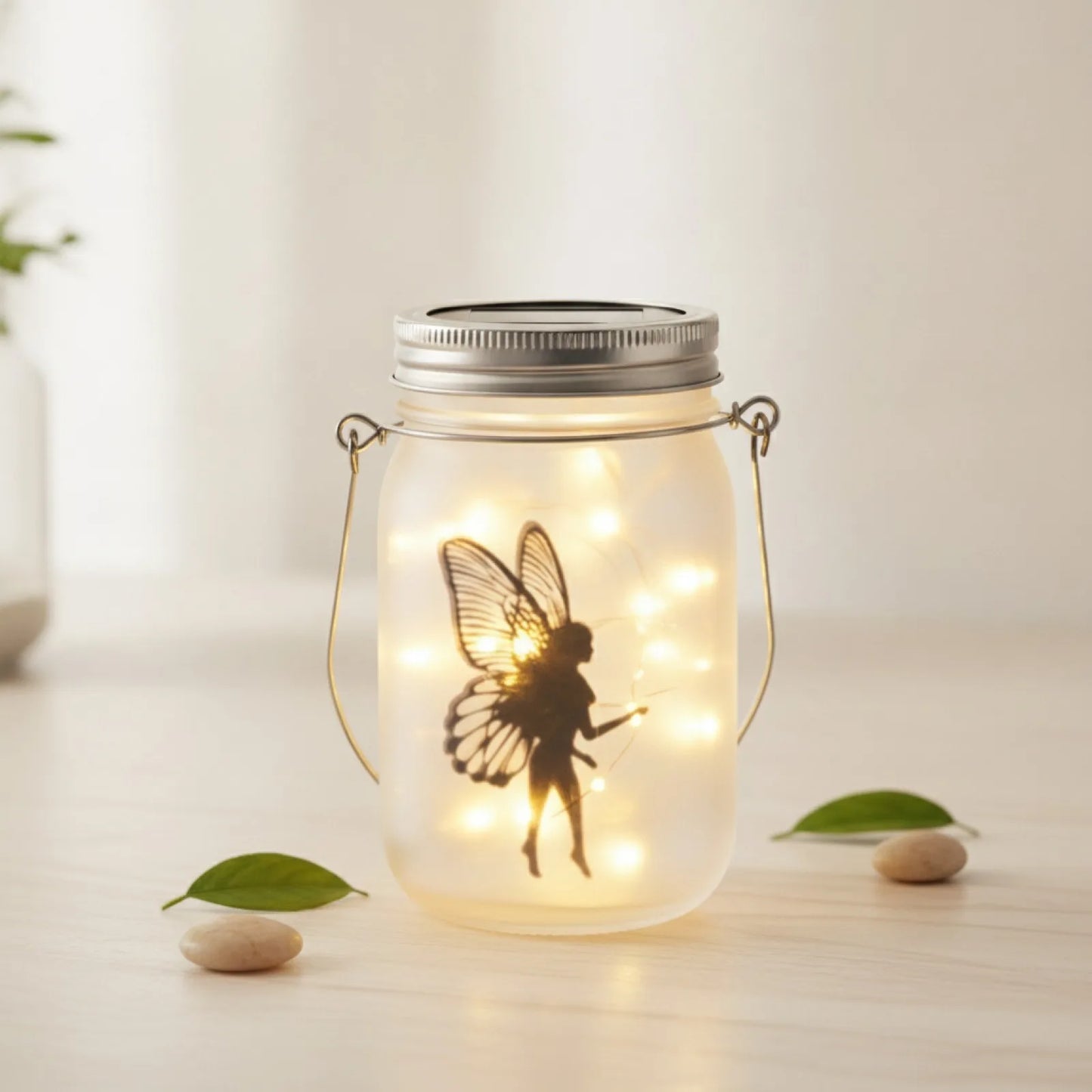 Guirlande Solaire pour Bocaux Mason - 20 LED Féeriques