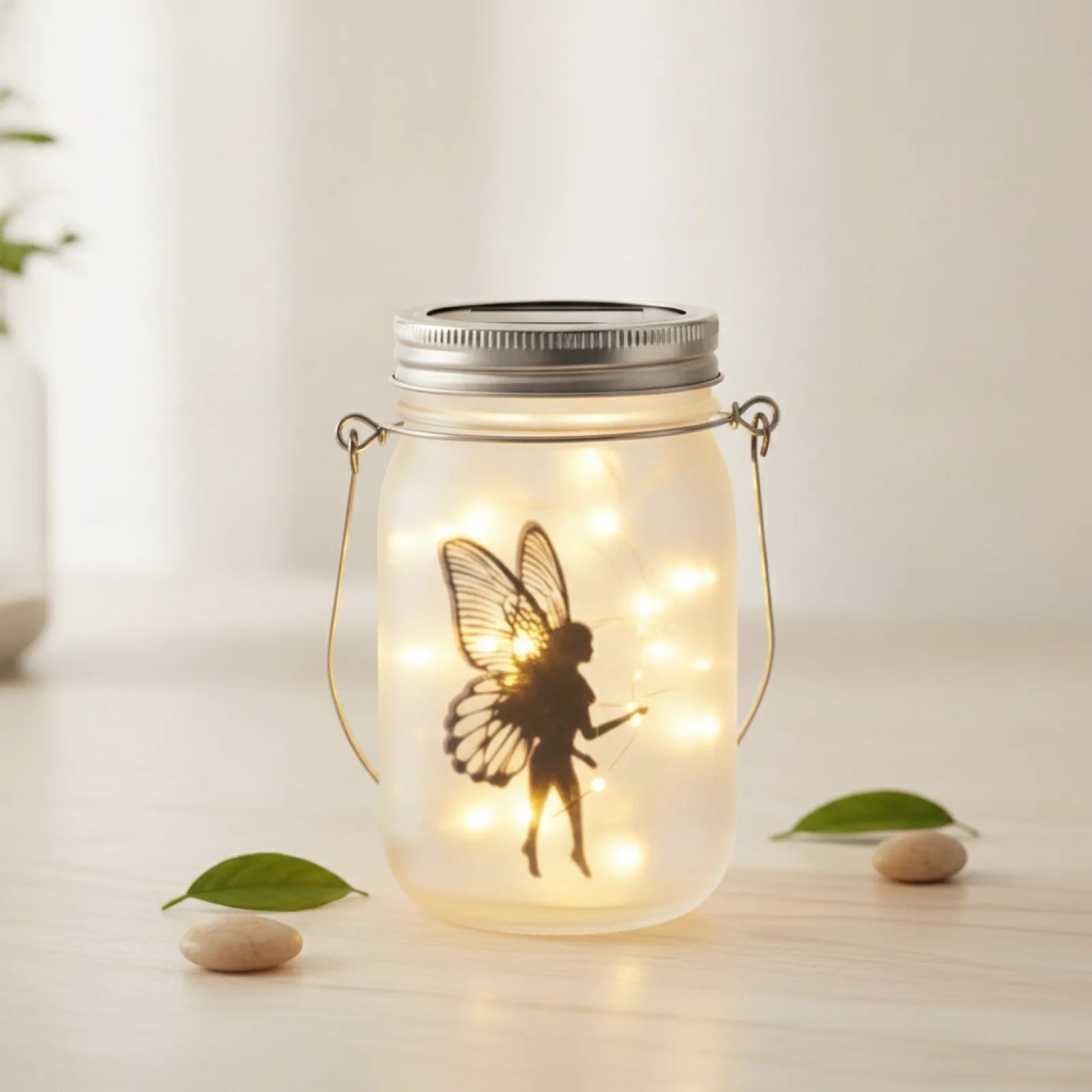 Guirlande Solaire pour Bocaux Mason - 20 LED Féeriques