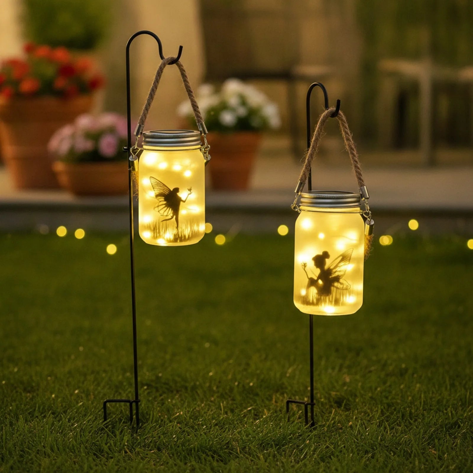 Lanterne Solaire Féerique Suspendue Jardin
