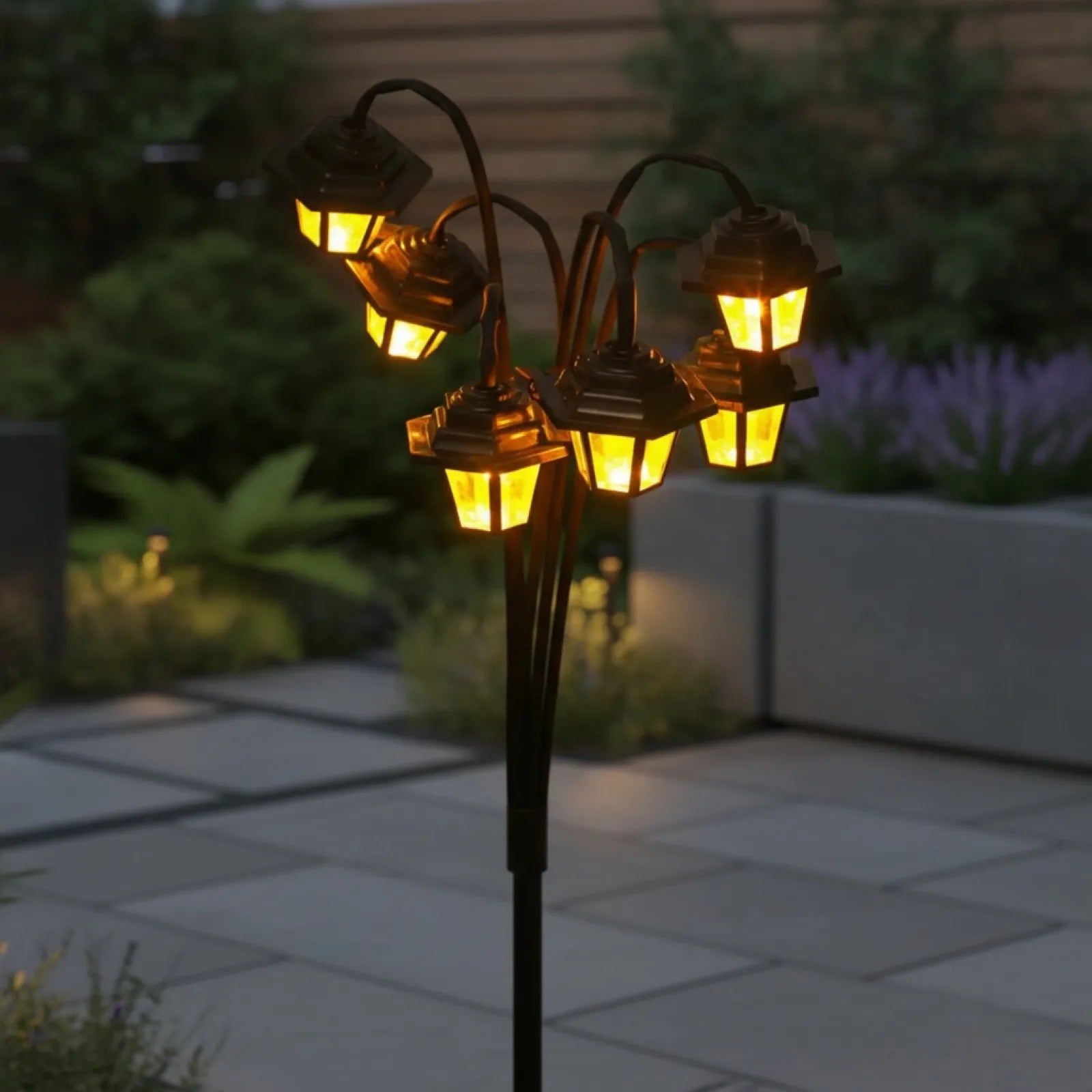 Lanterne Solaire Rétro Jardin - Ambiance Cosy